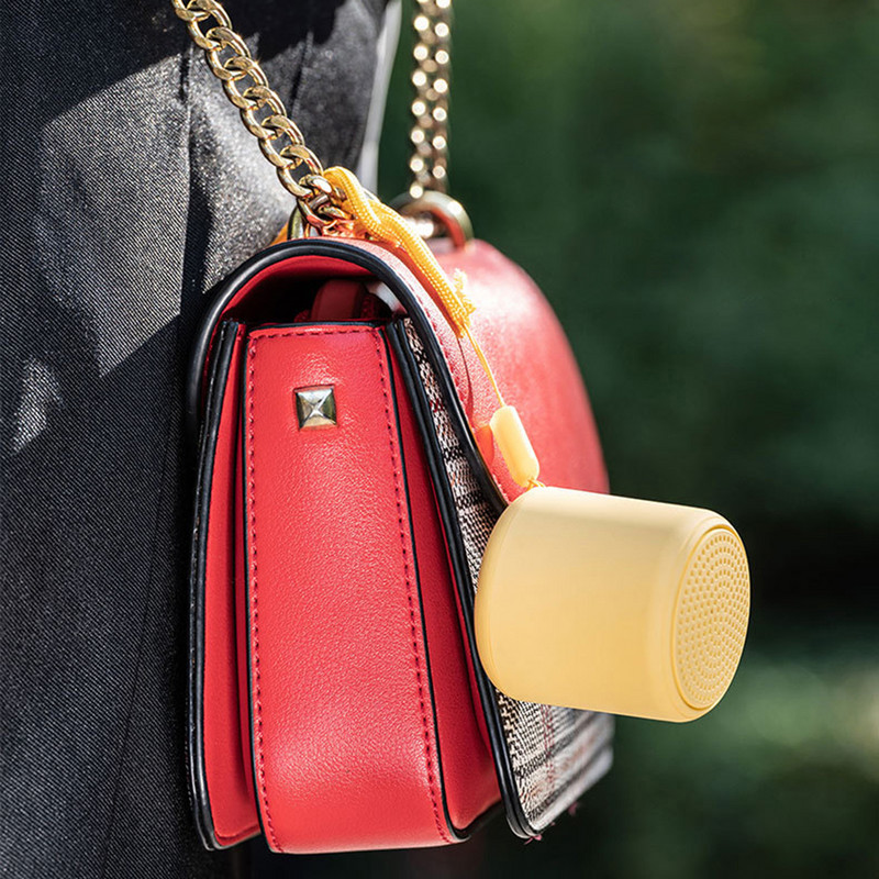 KLW Bluetooth metalinis mini nešiojamas garso dėžutė TWS True belaidis garsiakalbis lauko garsiakalbiai Macaron spalvos