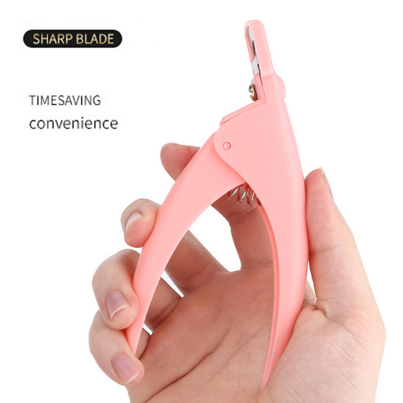 Škare za nokte u obliku slova U Vrhovi rezača za lažne nokte Vrhovi škara Rezači rubova Alati za manikuru od nehrđajućeg čelika Nož za umjetne nokte