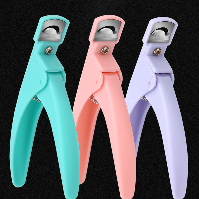 Škare za nokte u obliku slova U Vrhovi rezača za lažne nokte Vrhovi škara Rezači rubova Alati za manikuru od nehrđajućeg čelika Nož za umjetne nokte