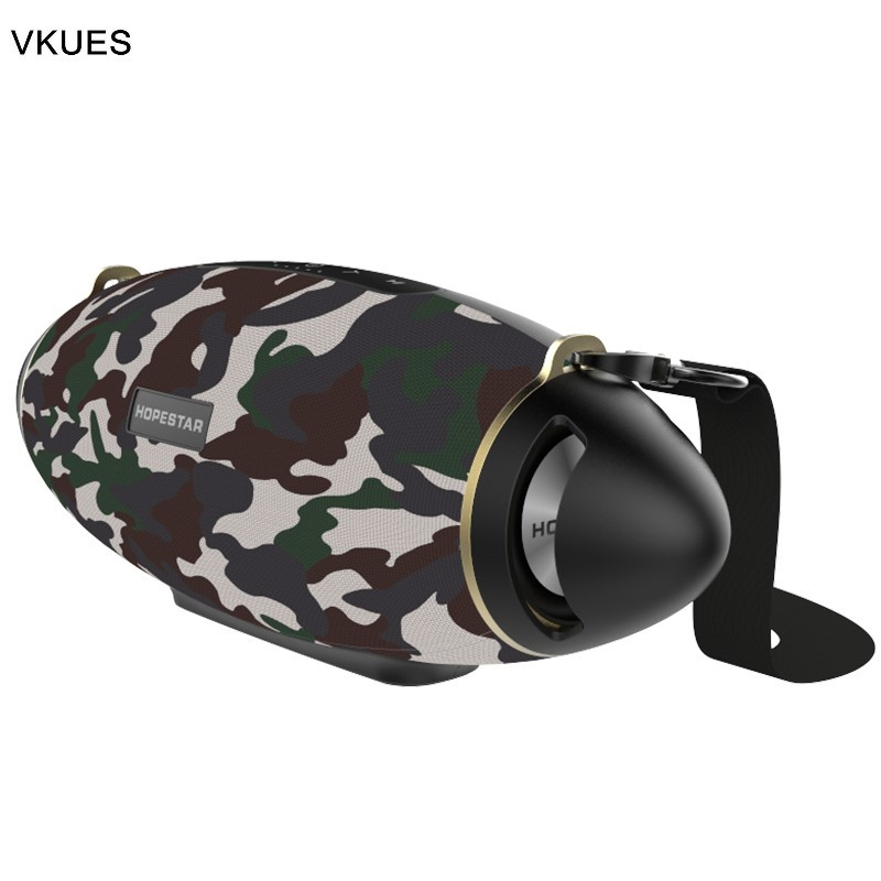 HOPESTAR Original H20+ Rugby Bluetooth zvučnik Bežični prijenosni stup Vodootporan Mega Bass vanjski subwoofer s pojasom TF USB