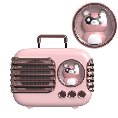 Φορητό ηχείο Bluetooth Kawaii ρετρό TWS Ηχείο Παιδί Cute Pet Mini Music Box με Night Light Player TF Κλήση hands-free