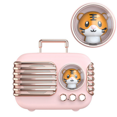Φορητό ηχείο Bluetooth Kawaii ρετρό TWS Ηχείο Παιδί Cute Pet Mini Music Box με Night Light Player TF Κλήση hands-free