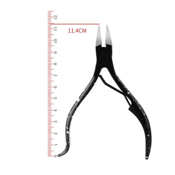 Μαύρο νύχι ποδιού Ingrown Nail Art Cuticle Nipper Clipper Edge Cutter Μανικιούρ ψαλίδι πένσα εργαλείο πεντικιούρ Dead Skin Remover NT1233