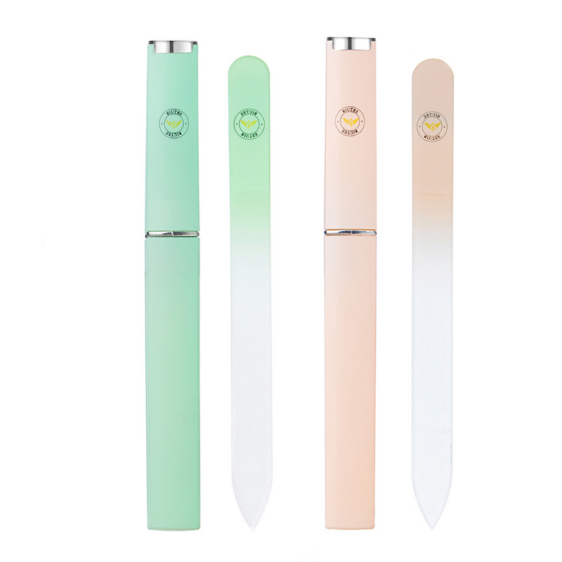 BIUTEE stiklinės nagų dildės buferis skaidrus šlifavimas poliravimas nagų dailės patarimai Įrankiai Profesionalus pedikiūras Nagų manikiūras Pirštų pirštas