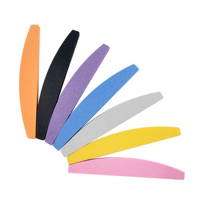 5 vnt./stal. Nagų dildės buferinė kempinė 100/180 šlifavimo plaunamos nagų lako blokeliai UV gelio pedikiūro manikiūro priežiūros priemonėms