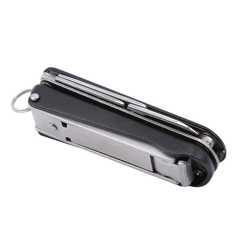 1vnt sulankstoma daugiafunkcė nagų kirpimo mašinėlė 4 viename nerūdijančio plieno nagų kirpimo mašinėlės žirklės Lima peilis su raktu