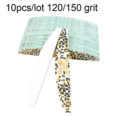 3/5/10Pcs Turpija za nokte Lime 100 180 dodaci za nokte Hot Leopard Print set turpija za nokte i odbojnici alati za umjetne nokte 180/240