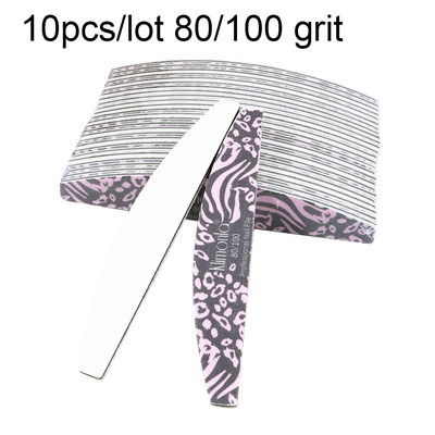 3/5/10Pcs Turpija za nokte Lime 100 180 dodaci za nokte Hot Leopard Print set turpija za nokte i odbojnici alati za umjetne nokte 180/240