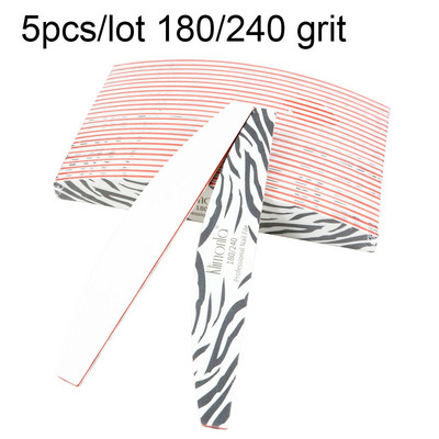 3/5/10Pcs Turpija za nokte Lime 100 180 dodaci za nokte Hot Leopard Print set turpija za nokte i odbojnici alati za umjetne nokte 180/240