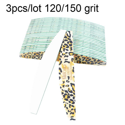 3/5/10Pcs Turpija za nokte Lime 100 180 dodaci za nokte Hot Leopard Print set turpija za nokte i odbojnici alati za umjetne nokte 180/240