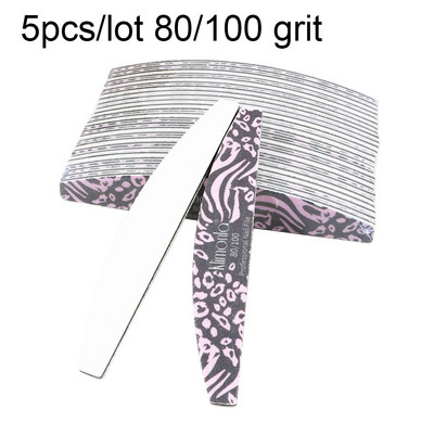 3/5/10Pcs Turpija za nokte Lime 100 180 dodaci za nokte Hot Leopard Print set turpija za nokte i odbojnici alati za umjetne nokte 180/240