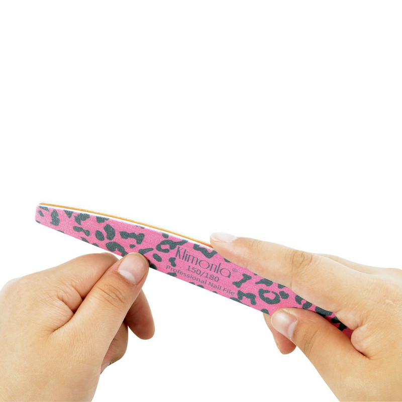 3/5/10Pcs Turpija za nokte Lime 100 180 dodaci za nokte Hot Leopard Print set turpija za nokte i odbojnici alati za umjetne nokte 180/240