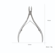 Profesionalios nerūdijančio plieno odelių nagų kirpimo mašinėlė Nagų dailė Manikiūras Pedikiūras Priežiūra Apdailos replės pjaustyklės Grožio žirklės įrankiai