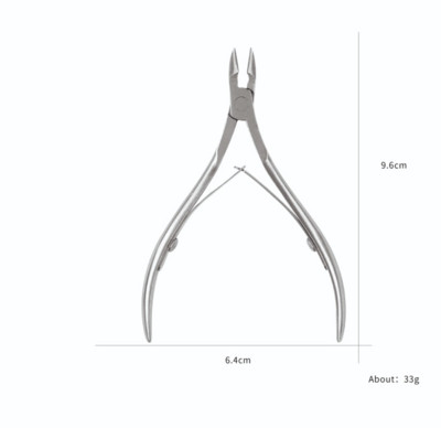Професионална ножица за кутикула от неръждаема стомана, нокторезачка, ноктопластика, маникюр, педикюр, грижа за подстригване, клещи, ножици, ножици за красота, инструменти