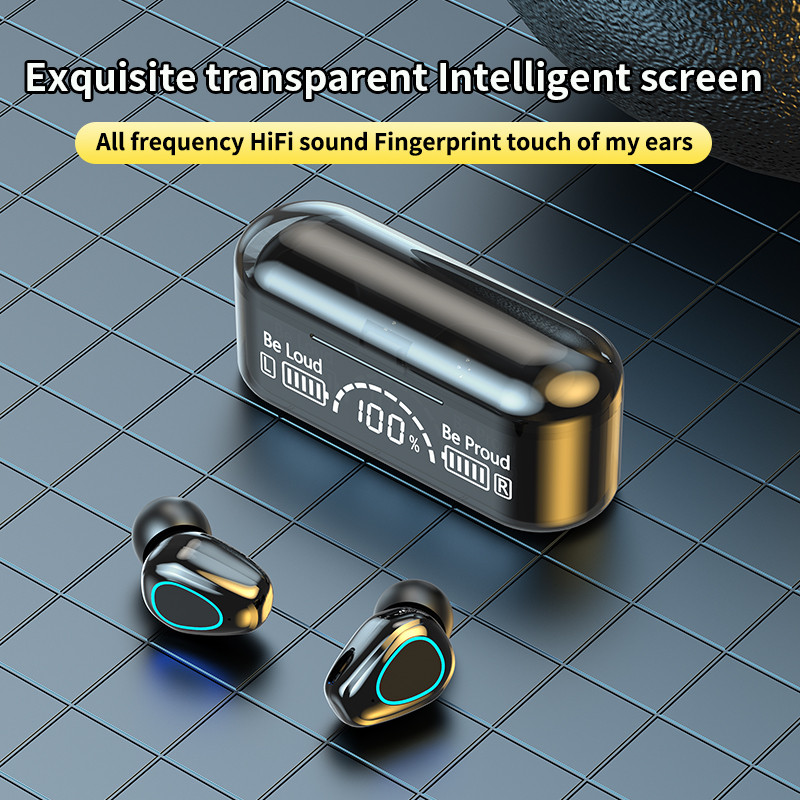 Naujos TWS ausinės Bluetooth 5.2 HiFi Stereo belaidės ausinės Touch Sports Triukšmą slopinančios ausinės Fone De Ouvido Bluetooth