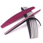 1 vnt. plastikinis nagų dildės pakeitimas nagų buferio blokas, metalinė rankena su juodo smėlio popieriaus juostelėmis šlifavimo manikiūro dildė