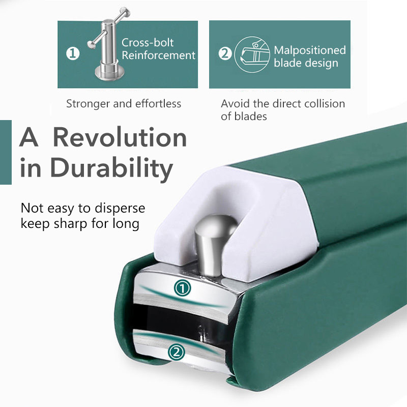 Škare za nokte s kutijom za pohranu Trimer za nokte na rukama i nogama Rezač za manikuru Škare za zanoktice Dodaci Alat za pedikuru Profesionalni