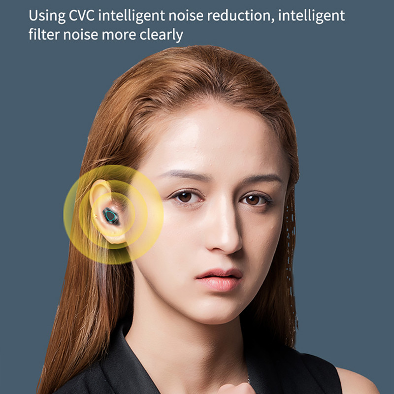 Νέο TWS ασύρματο ακουστικό Bluetooth 5.2 Dual Stereo Noise Reduction Bass Control Touch Long Standby 3500mAH με μικρόφωνο