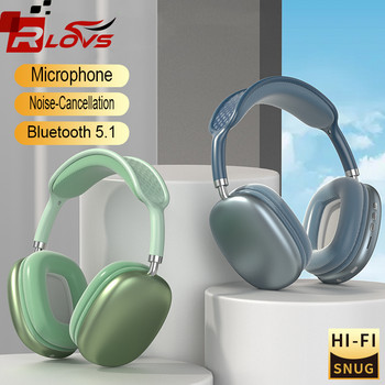 Безжични слушалки Bluetooth слушалки с микрофон Шумопотискащи слушалки Стерео звук Слушалки Спортни слушалки Поддържа TF