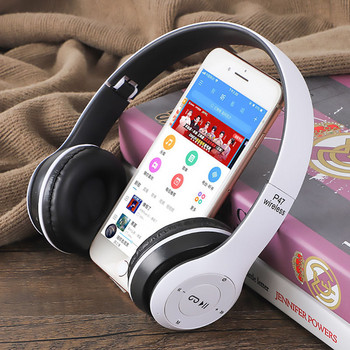 P47 Слушалки Безжични слушалки Inalambicos За IOS Android Mobile Xiaomi Sumsamg Huawei Поддръжка на SD карта Bluetooth слушалки