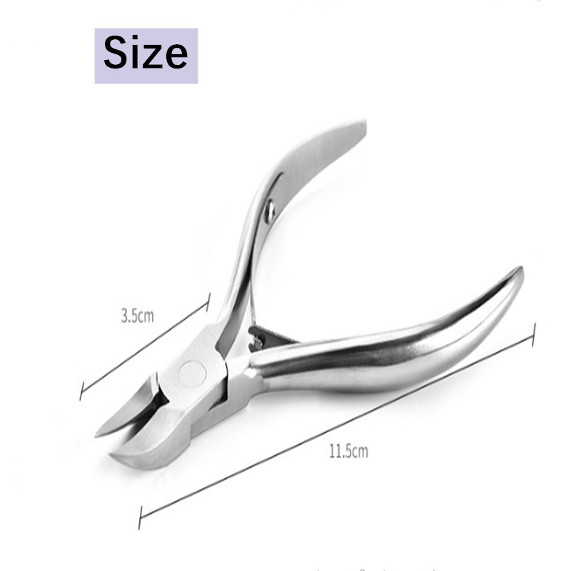 1kom profesionalne škare za nokte na nogama Trimer Rezači za paronihiju Klješta za njegu stopala Alati za nokte Kliješta s orlovim nosom Berač noktiju