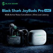 Black Shark JoyBuds Pro ANC TWS ausinės Ypatingai mažo delsos 14,2 mm tvarkyklė Dviejų mikrofonų Bluetooth 5.2 greito įkrovimo žaidimų ausinės