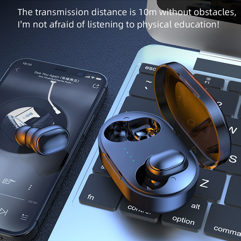 A6s Bluetooth ausinės TWS sportinės ausinės E7s Touch Mini Wireless Bluetooth ausinės 5.0 Touch Touch Headset