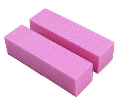 10 бр./лот Nail Shiner Buffer Buffing Block Шлифовъчна пила 4-странна, 5 цвята 240 зърна шлифовъчен блок за нокти/маникюр, LO11