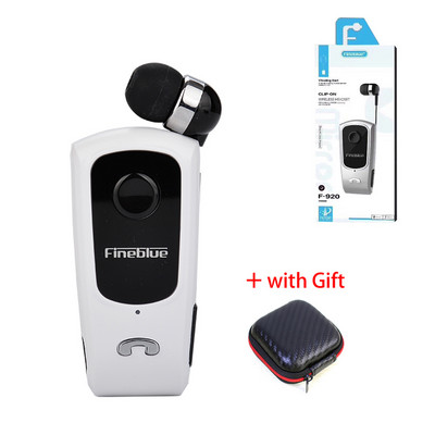 FINEBLUE F920 Безжични слушалки Bluetooth Handsfree Earbuds Headset Calls Remind Вибратор Wear Clip Драйвер за телефон с микрофон