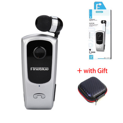 FINEBLUE F920 Безжични слушалки Bluetooth Handsfree Earbuds Headset Calls Remind Вибратор Wear Clip Драйвер за телефон с микрофон
