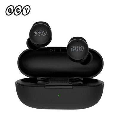 QCY T17 Ακουστικά Bluetooth True Wireless Earbuds BT5.1 HIFI Έλεγχος αφής ακουστικών Λειτουργία χαμηλής καθυστέρησης ENC Earbud Long Standby 26 ώρες