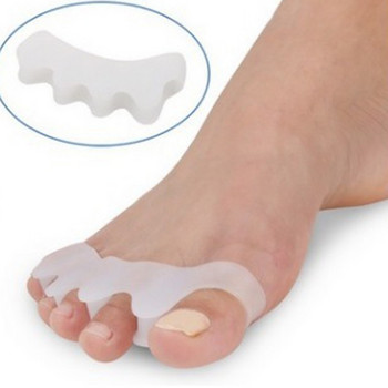 2Pcs=1 Pair Toes Separator Hallux Valgus Bunion Corrector Μαλακή σιλικόνη Πεντικιούρ Ισιωτικό Ποδιών Ρυθμιστής οστών Εργαλεία περιποίησης ποδιών