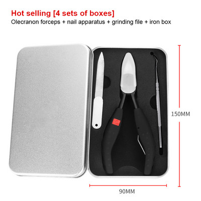 Професионална ножица за нокти на пръстите на краката Премахва мъртвата кожа Корекция на ноктите Щипки за врастнал нокът Ножица за кутикула Ножица за ръбове