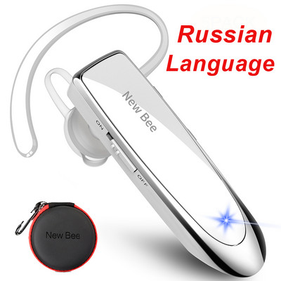Bezdrôtové slúchadlá New Bee Headset Bluetooth V5.0, handsfree slúchadlá, 24-hodinová výdrž hovoru, mikrofón s potlačením hluku CVC6.0