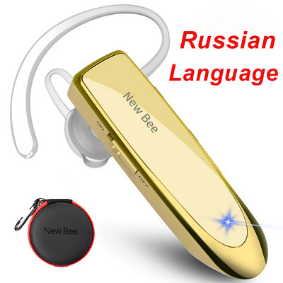 Bezdrôtové slúchadlá New Bee Headset Bluetooth V5.0, handsfree slúchadlá, 24-hodinová výdrž hovoru, mikrofón s potlačením hluku CVC6.0