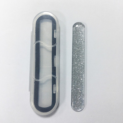 9/12 CM Színes csiszoló nanoüveg körömreszelő Professzionális polírozott manikűrreszelő