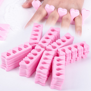 200 τμχ/Συσκευασία Nail Art Toe Separators Fingers Foots Sponge Soft UV Gel Polish Beauty Tools Πακέτο μανικιούρ πεντικιούρ Σετ νυχιών