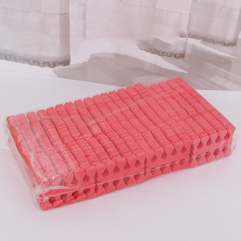 200 vnt. / pakuotė Nagų dailės pirštų atskyrikliai Pirštai Pėdos Kempinėlė Minkšta UV gelio lakas Grožio įrankiai Manikiūras Pedikiūras Pack Nagų rinkiniai