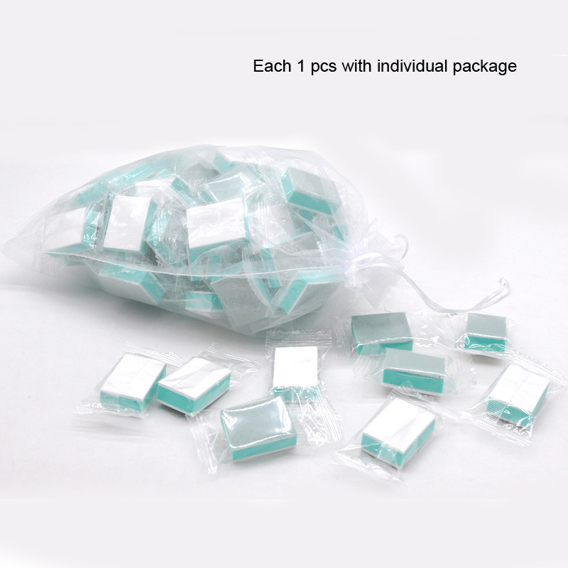 50 tk/kott küüneviili puhver Lihvimisplokk Poleerimislakk Ilutööriistad 2 Way Magic küünepuhver läikivate küünte jaoks Individuaalne pakk