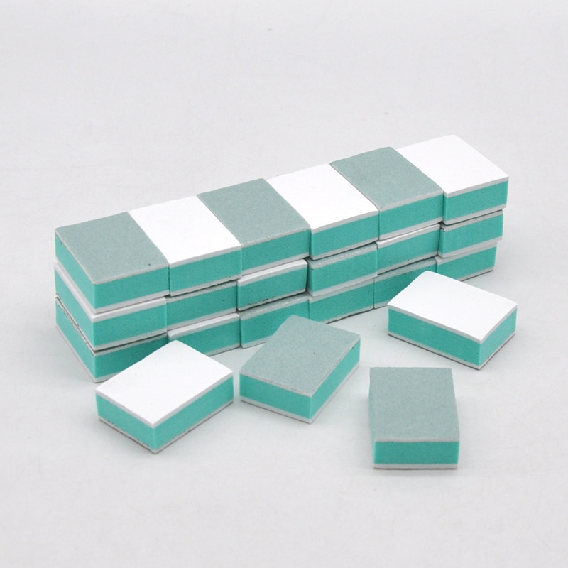 50 tk/kott küüneviili puhver Lihvimisplokk Poleerimislakk Ilutööriistad 2 Way Magic küünepuhver läikivate küünte jaoks Individuaalne pakk