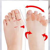 2tk = 1 paar pehmet geelist varvaste eraldaja vahetükid Bunion Correctori kattuvate varvaste sirgendaja jalahooldustööriista kaitsvate kanderaamide jaoks