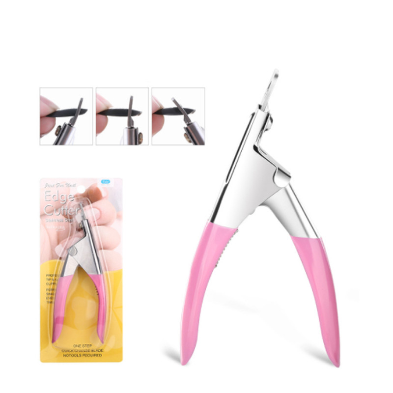 Profesionali nagų dailės kirpimo mašinėlė Specialaus tipo U žodis Klaidingi patarimai Kraštų pjaustyklės Manikiūras Spalvingi nerūdijančio plieno nagų dailės įrankiai