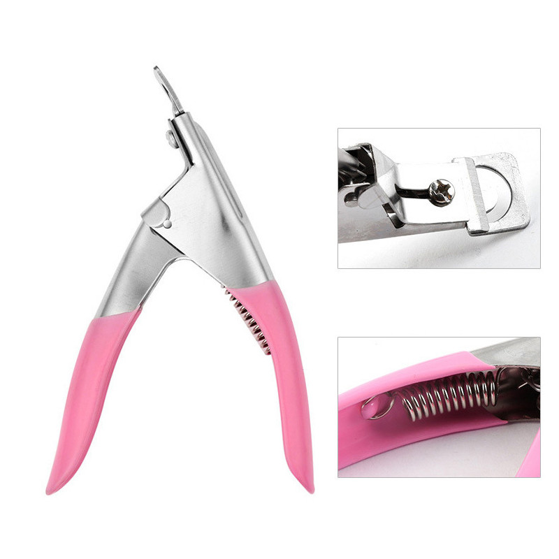 Profesionali nagų dailės kirpimo mašinėlė Specialaus tipo U žodis Klaidingi patarimai Kraštų pjaustyklės Manikiūras Spalvingi nerūdijančio plieno nagų dailės įrankiai