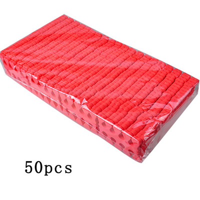 Biutee 50 бр. Nail Art Toe Separator Foots Sponge Fingers Separators Мек гел UV лак Консумативи за салон за нокти Педикюр МаникюрИнструмент