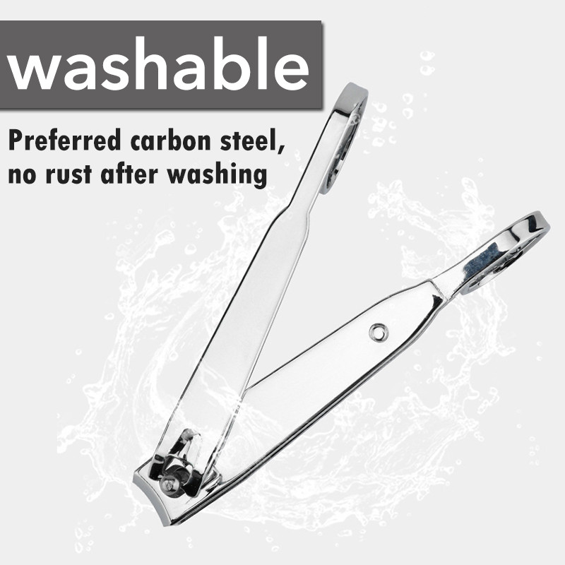 1 komad 2 veličine škarica za nokte od ugljičnog čelika Profesionalni trimer za manikuru s dugom ručkom Škare za nokte na prstima Nož Alati za njegu noktiju