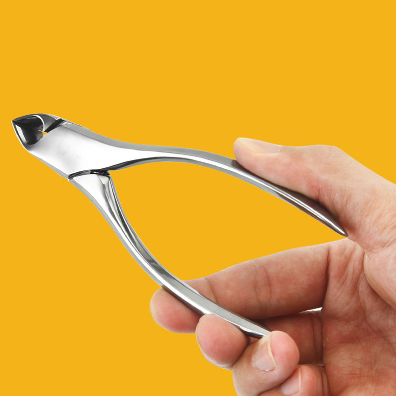 Pirštų nagų kirpimo mašinėlės nerūdijančio plieno kojų nagų kirpimo mašinėlės įaugusiems storiems nagams pedikiūro pjaustyklės aštrių lenktų ašmenų priežiūros įrankiai