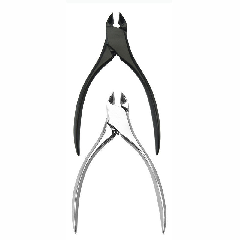 Pirštų nagų kirpimo mašinėlės nerūdijančio plieno kojų nagų kirpimo mašinėlės įaugusiems storiems nagams pedikiūro pjaustyklės aštrių lenktų ašmenų priežiūros įrankiai