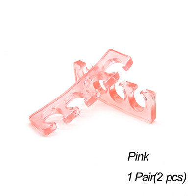 2/6/10 бр. Мек силиконов разделител за пръстите на краката Гъвкав миещ се разделител на пръстите на краката Разделител за пръстите Преси за маникюр Инструменти за красота