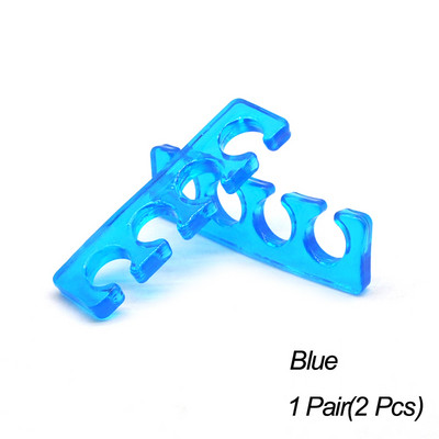 2/6/10 бр. Мек силиконов разделител за пръстите на краката Гъвкав миещ се разделител на пръстите на краката Разделител за пръстите Преси за маникюр Инструменти за красота
