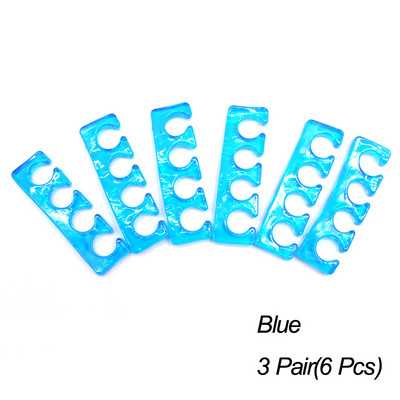 2/6/10 бр. Мек силиконов разделител за пръстите на краката Гъвкав миещ се разделител на пръстите на краката Разделител за пръстите Преси за маникюр Инструменти за красота